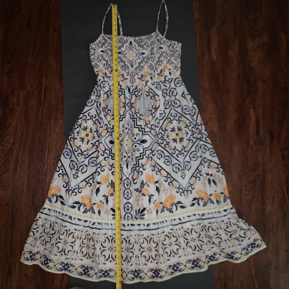 Anthropologie Multicolor Patterned Midi Dress - Picture 6 of 15